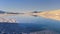 Panorama Tranquil pans at the Bonnievale Salt Flats