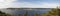 Panorama of Trinity Bay from Skerwink Coastline Trail, Trinity,