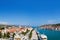 Panorama of Trogir in Croatia