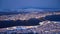 Panorama of Tromso in North Norway taken in arctic winter day