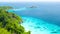 Panorama of the tropical coast. Thailand, Similan Islands, Ko Miang