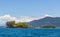 Panorama of tropical islands Ilha Grande Angra dos Reis Brazil