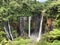 Panorama of the Tumpak Sewu waterfall, Lumajang, East Java, Indonesia