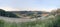 Panorama of a Tuscan sunset landscape1