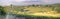 Panorama of a Tuscan sunset landscape3