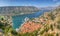 Panorama Unesco bay of Kotor,