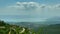 Panorama of the Upper Galilee from the tops of the hills surrounding Lake Kinneret or the Tiberias Sea or Sea of Galilee