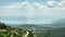 Panorama of the Upper Galilee from the tops of the hills surrounding Lake Kinneret or the Tiberias Sea or Sea of Galilee