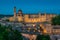 Panorama in Urbino at sunset, city and World Heritage Site in the Marche region of Italy.