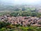 Panorama of the Val d`Orcia in Tuscany in Italy.