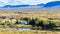 panorama of valley with Thingvallakirkja church