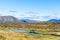 panorama of valley in Thingvellir national park