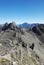 The panorama from Valluga mountain, Sankt Anton, Austria