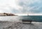 Panorama venetian harbour waterfront and Lighthouse in old harbour of Chania at sunset, Crete, Greece