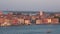 Panorama of Venice. September evening. Italy