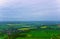 Panorama of Vezelay Bourgogne Franche Comte region France