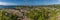 A panorama view across the eastern side of Fort-de-France in Martinique