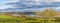 A panorama view across the north-east section of Pitsford Reservoir, UK