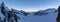 Panorama view of Aletsch glacier from Jungfraujoch