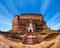 Panorama view of ancient Pa Hto Taw Gyi Pagoda ruins at Mingun c