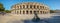 Panorama view at the Ancient Roman Theatre (Arena) of Nimes