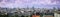 Panorama view of Bangkok city skyline and skyscraper with Bangkok cityscapes of daytime