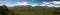 Panorama view of Bariloche and its lake, Argentina