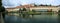 Panorama view of baroque Wallenstein palace in mala strana, Prague, Czech Republic