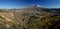 Panorama View Of The Barren Landscape Of Volcano Mount St. Helens Oregon USA