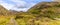 A panorama view of the battle ground  at Glen Shiel, Scotland