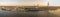 Panorama view of bhumibol bridge crossing chaopraya river impor