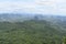 Panorama view from a big rock over Krabi at the jungle hiking trail to dragon crest in Khao Ngon Nak in Krabi, Thailand, Asia