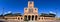 Panorama view of Bologna Renato Dall`Ara Stadium from outside. Stadio Dall`Ara. Bologna, Emilia-Romagna, Italy