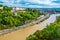 Panorama view of Bristol from Clifton Suspension Bridge