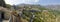 A panorama view of buildings in old mountain village Savoca in Sicily, Italy