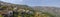 A panorama view of buildings in old mountain village Savoca in Sicily, Italy