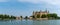 Panorama view of the castle of Schwerin in Mecklenburg-Vorpommern
