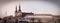 Panorama view of Church of Our Lady of the Snows - Kostel Panny Marie Snezne - in the center of the czech city Olomouc