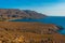 Panorama view of the coastline of Crete near Kato Zakros, Crete