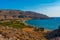 Panorama view of the coastline of Crete near Kato Zakros, Crete