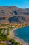 Panorama view of the coastline of Crete near Kato Zakros, Crete