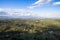 Panorama view of Corfu island, Greece