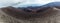 Panorama view from the crater rim at the summit of Mount Etna, Sicily