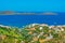 Panorama view of Cretan coastline near Plaka, Greece