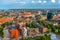 Panorama view of Danish town Aarhus