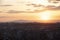 Panorama view of the downtown area of the city of Ankara, Turkey with buildings and mosques seen from Ankara Castle (Ankara