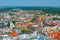 Panorama view of Dresden with Marktplatz square, Germany