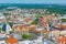 Panorama view of Dresden with Marktplatz square, Germany