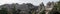 Panorama view of the El Torcal Nature Reserve in Andalusia with ist strange karst rock formations