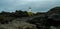 Panorama view of the Elie Lighthouse on the Firth of Forth in Scotland